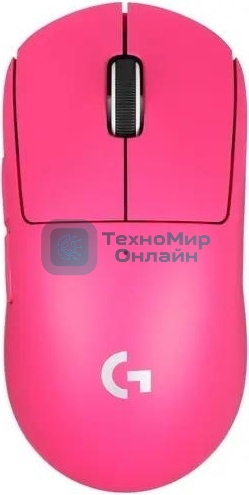 Мышь беспроводная Logitech G PRO X SUPERLIGHT розовый, 25600 dpi, радиоканал, USB, кнопки - 5