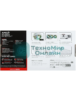 Видеокарта ASRock Radeon RX 9070 XT Steel Legend 16GB RX 9070XT, HDMI, DP*3, 16G, D6
