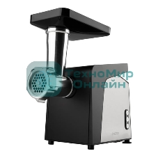 Мясорубка электрическая ENERGY EN-153 черный, 2400 Вт, 1.5 кг/мин, реверс, защита от перегрузки, насадки - 4