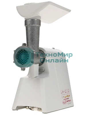 Мясорубка электрическая Мастерица КЭМ-01 белый, 600 Вт, 0.67 кг/мин, защита от перегрузки, насадки - 2