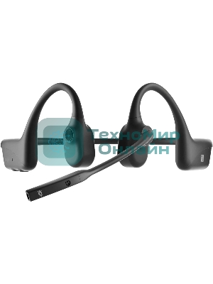 Гарнитура SHOKZ OpenComm2 2025 Upgrade чёрный, беспроводная, Bluetooth, до 16 ч