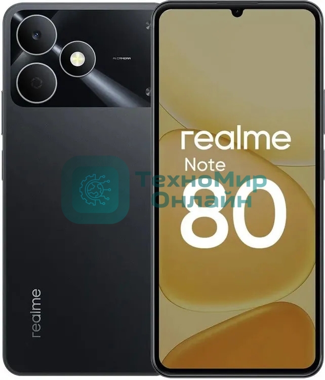 Смартфон Realme Note 80 RMX5388 4Gb, 128Gb, черный