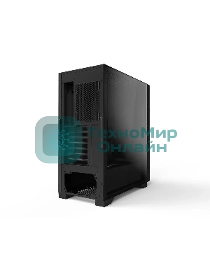 Компьютерный корпус Azza Celesta F черный без БП ATX 5x120мм 5x140мм 2xUSB 2.0 1xUSB 3.0 audio bott PSU