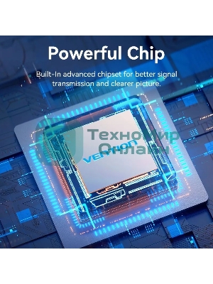 Переключатель - разветвитель Vention HDMI v2.1 двунаправленный 2x1/1x2