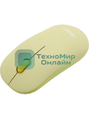 Комплект клавиатура + мышь Acer OCC205 беспроводной USB, 1200 dpi, зеленый/желтый