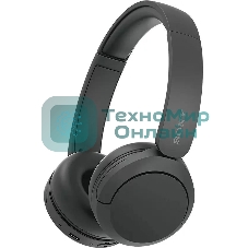 Беспроводные наушники Sony WH-CH520 черный, накладные, Bluetooth, быстрая зарядка, до 50 ч