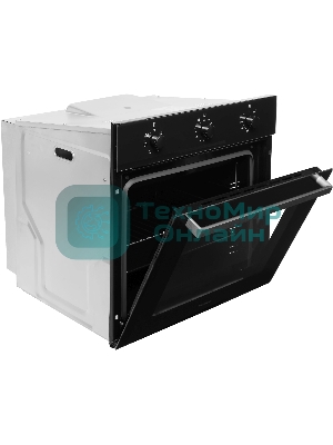 Духовой шкаф электрический Hyundai HEO 6631 BG черное стекло