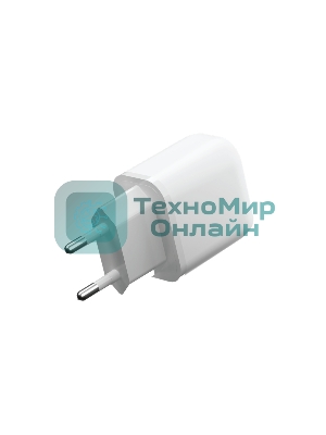 Сетевое зарядное устройство OLMIO Type-C+USB, 20W, 3A, QuickCharge3.0, PowerDelivery, белое