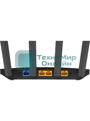 Роутер TP-Link AX1500 Dual-Band Wi-Fi 6 RouterSPEED: 300 Mbps at 2.4 GHz + 1201Mbps at 5 GHzSPEC: 4× Antennas, 1GHz Dual Core CPU, 1× Gigabit WAN Port + 3× Gigabit LAN Ports, 1024-QAM, OFDMAFEATURE: Tether App, WPA3, Access Point Mode, IPv6 Supported, IPTV, Bea