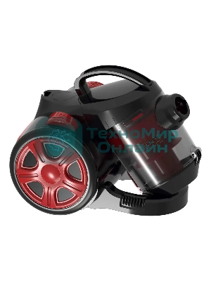 Пылесос Blackton Bt VC1802B серый/красный, 350 Вт, сухая уборка, пылесборник контейнер 2 л