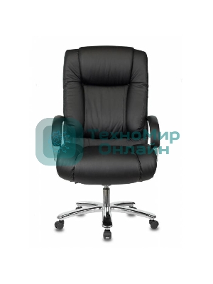 Кресло Бюрократ T-9925SL/BLACK черный, кожа