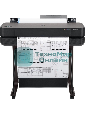 Плоттер струйный HP Designjet T630, A1, цветной, 24