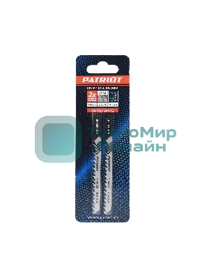 Пилка для лобзика EDGE by PATRIOT T144DF по дереву, 2шт в блистере