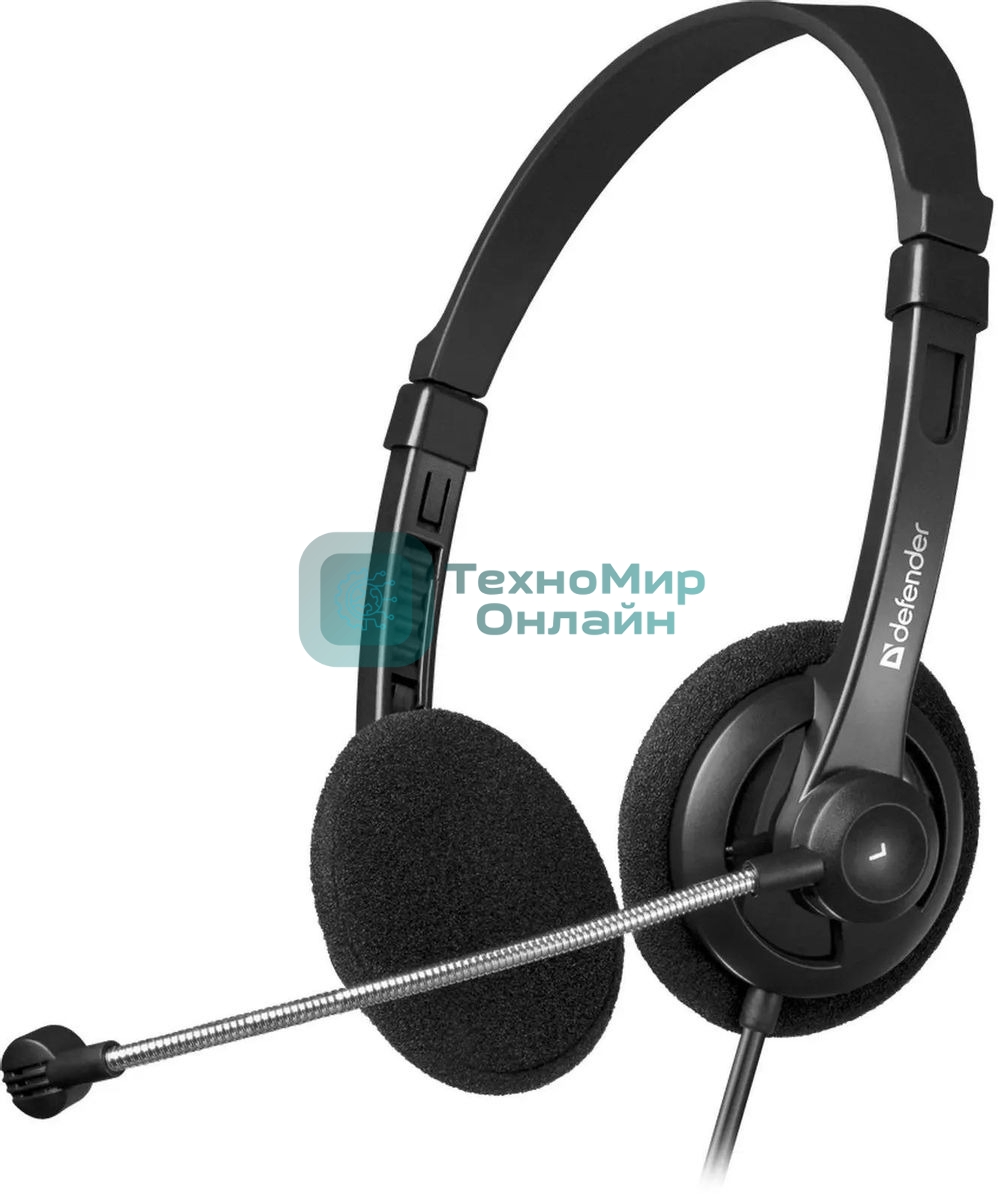 Гарнитура Defender Aura 104 чёрный, проводная