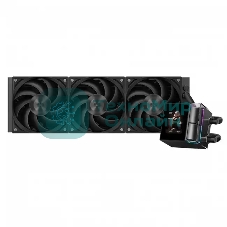 Система охлаждения Water Cooling System PCCooler DS360 Display BK (310W, 360мм, LED, Black, ARGb Pump/Fans: 3x120мм, 90.56CFM, 39.8dBA, 2500RPM/Pump height 65мм, 15dBA, 2600RPM, Rad thickness 27мм/S: 1851, 1700, 1200, 115X, AM5, AM4)