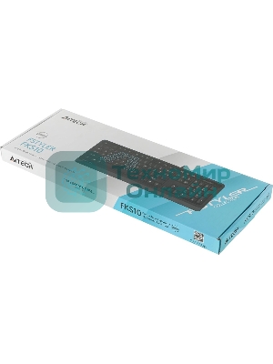 Клавиатура проводная A4Tech Fstyler FKS10, USB, черный/серый