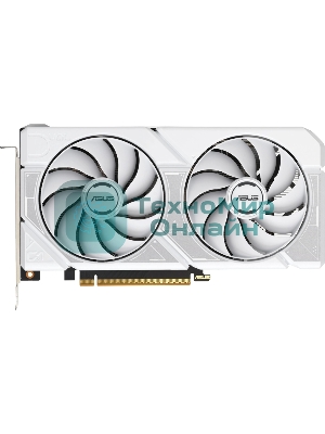 Видеокарта Asus GeForce RTX 5060 DUAL OC White, Nvidia RTX 5060, 8GB GDDR7, 128 bit, PCI-E 5.0, DPx3, HDMIx1, 2535 MHz