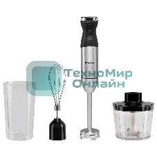 Блендер погружной Hyundai HYB-H3824 800 Вт, серебристый/черный