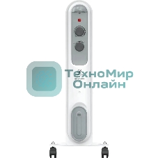 Обогреватель масляный Royal Clima ROR-P5-1000M (5 секций) белый, 1000 Вт, 10 м2, термостат