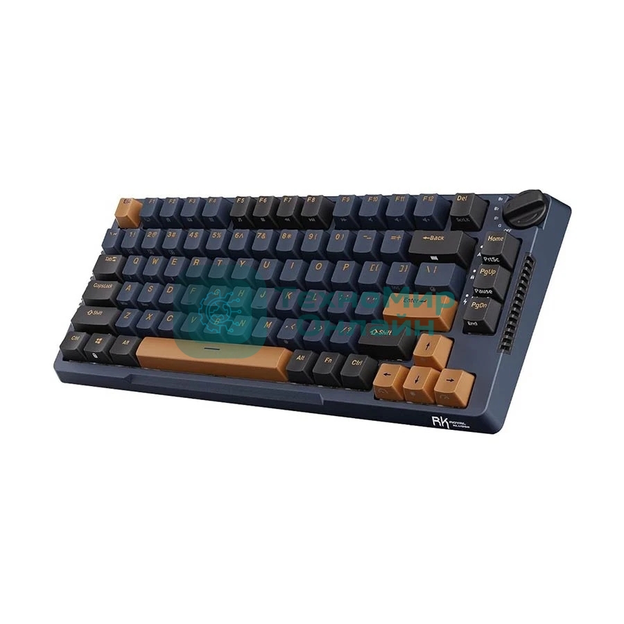 Клавиатура Royal Kludge RK-H81 Star Night USB/2.4 GHz/Bluetoоth, RGB, Hot Swap, Sky Cyan switch