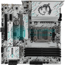 Материнская плата MSI B850M GAMING PLUS WIFI, AM5, AMD B850, 4xDDR5, 4xSATA, 2xM.2, 1xPCIe 5.0 x16, 1xPCIe 4.0 x4, 1xPCIe 3.0 x1, 1xDP, 1xHDMI, 1x5Gb LAN, Wi-Fi 7, Bluetooth 5.4, 3xUSB-C 10Gbps, 3xUSB-A 10Gbps, 3xUSB-A 5Gbps, 3x3.5 мм, 7.1, mATX