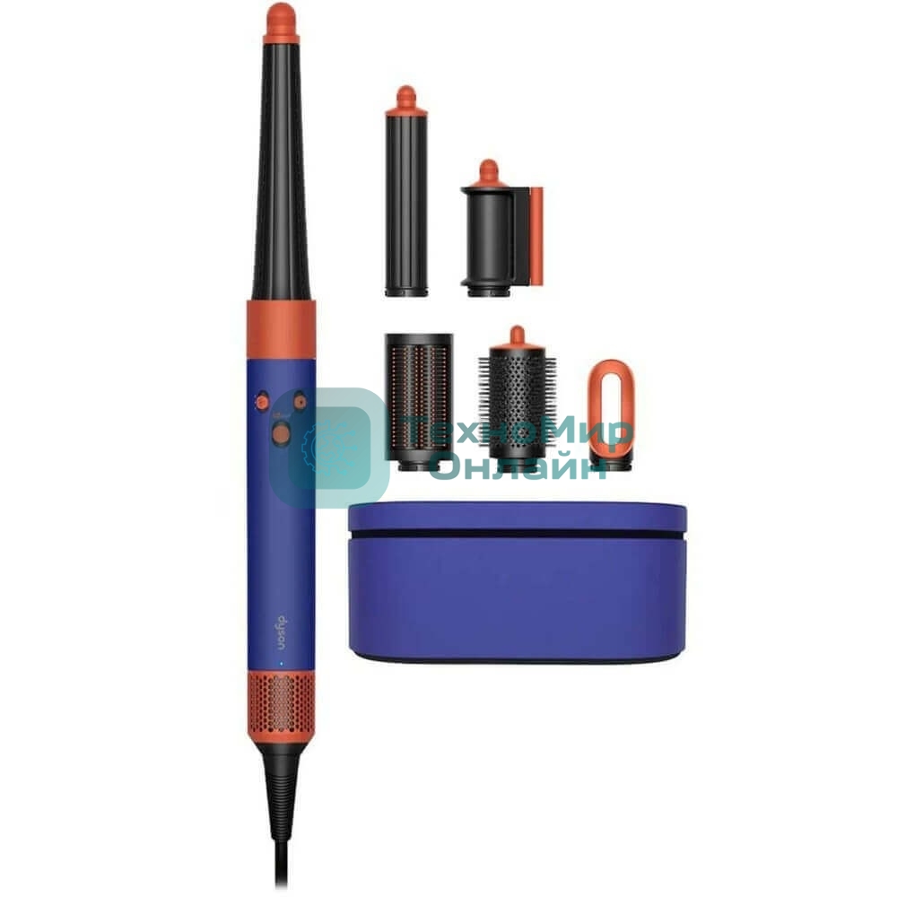 Мультистайлер Dyson Airwrap ID HS08 Complete Long синий индиго/топаз, 1300 Вт, ионизация