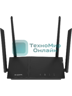 Роутер D-Link DIR-1260/RU/R1A, Wireless AC1200 2x2 MU-MIMO Dual-band Gigabit Router with 1 10/100/1000Base-T WAN port, 4 10/100/1000Base-T LAN ports and 1 USB port.802.11b/g/n/ac compatible, up to 300 Mbps