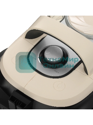 Пылесос Eurostek EVC-4509 черный/бежевый, 420/2500 Вт, уборка сухая, пылесборник контейнер 3 л