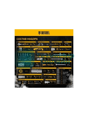 Набор инструментов Denzel 1/2