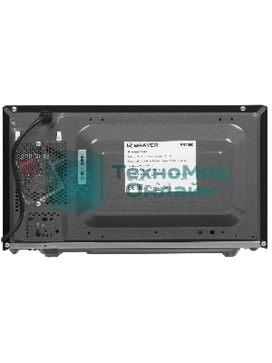 Микроволновая печь BRAYER BR2500 черный, 20 л, 700 Вт, переключатели - поворотный механизм