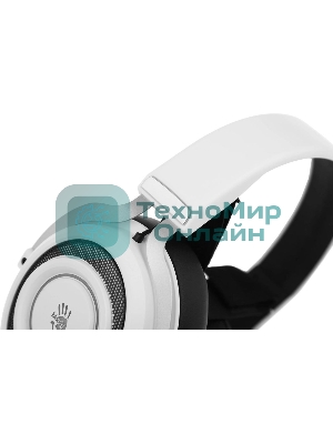 Гарнитура Bloody G535 белый/серебристый, проводная, подсветка