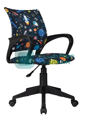 Кресло детское Бюрократ Burokids 1 мультиколор шаттл крестов. пластик