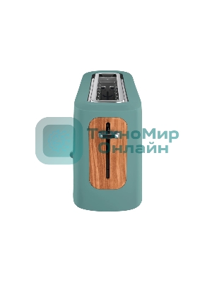 Тостер Tesler TT-140, зеленый, 980 Вт, 1 слот