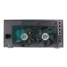 Система хранения данных Infortrend EonStor GSe Pro 100 8bay. Intel Atom 2.4GHz 4C CPU, 1x4Gb non-ECC, 4x1GbE(RJ45), 2x USB 2.0, 2x USB 3.0, 1x Host Board slot, 1xPSU and 8 drive trays (GSe Pro 108-C)