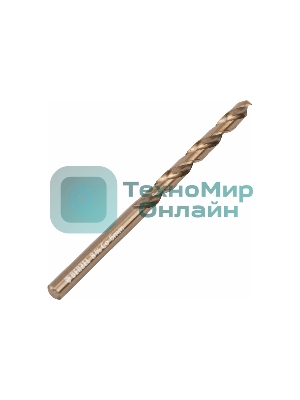 Сверло по металлу Denzel 5 мм, HSS Co-8%