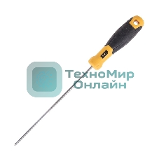 Крестовая отвертка Deli DL633150 PH0x150мм CR-V, Двухкомпонентная ручка. Хромированная.