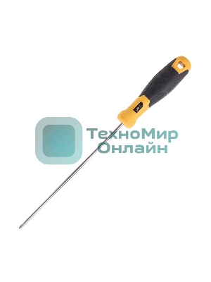 Крестовая отвертка Deli DL633150 PH0x150мм CR-V, Двухкомпонентная ручка. Хромированная.