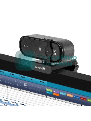 Веб-камера ExeGate Stream C938 2K AF (5Мп, 2560х1440, 1440P, 30fps, автоматический фокус, защитная шторка, 4-линзовый объектив, микрофон с шумоподавлением, универсальное крепление, отверстие под штатив, USB, кабель 1,5 м, Windows 7/8/10/11, Mac OS 10.6 и выше, Chrome OS, Android 5.0 и выше, черная, RTL)