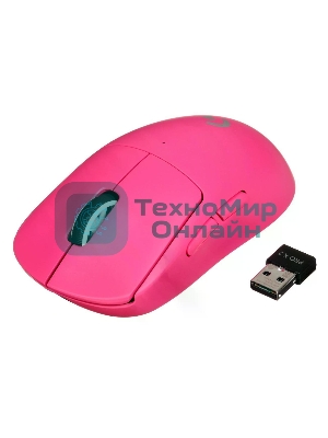 Мышь игровая беспроводная Logitech G PRO X Superlight 2 Pink (910-006801)