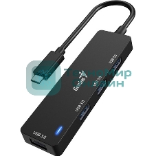 USB-концентратор Genius UH-400, USB Type-C, USB 3.0, USB