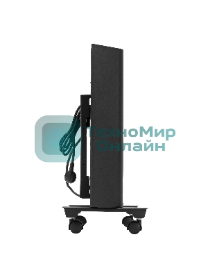 Конвектор электрический Denzel XCE-1500B черный, 1500 Вт, 20 м2, термостат