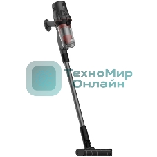 Пылесос вертикальный Deerma Combo DEM-T30W черный/серый, питание от аккумулятора, 240 Вт, уборка сухая, пылесборник 0.56 л