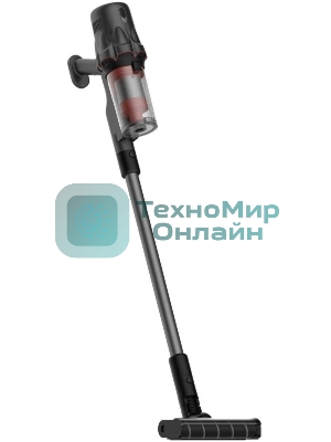 Пылесос вертикальный Deerma Combo DEM-T30W черный/серый, питание от аккумулятора, 240 Вт, уборка сухая, пылесборник 0.56 л