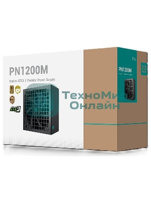 Блок питания Deepcool/GamerStorm PN1200M, 1200Вт, 80 PLUS Gold, 135мм, модульный, черный