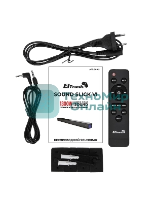 Акустическая система ELTRONIC Саундбар SOUND SLICK 6 (20-02) черный