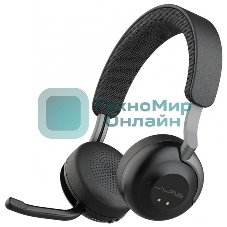 Гарнитура JLab Epic Work ANC Wireless Duo with Stand чёрный, беспроводная, Bluetooth/радиоканал/USB-C, ANC (шумоподавление), до 9 м, в комплекте подставка