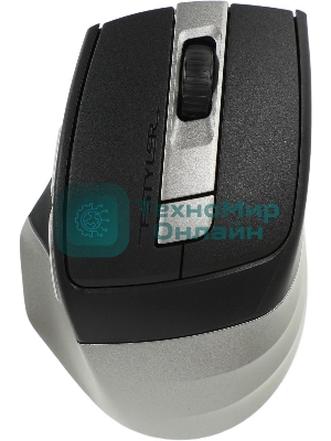 Мышь беспроводная A4Tech Fstyler FB35C серый/черный, 2000 dpi, радиоканал, Bluetooth, USB, кнопки - 6