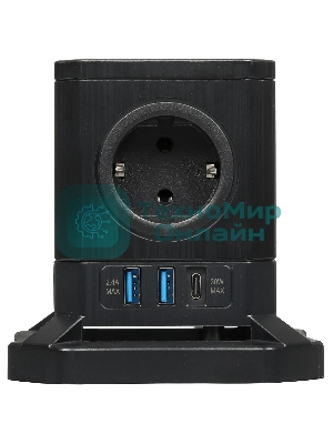 Сетевой фильтр HARPER UCH-730 Black PD3.0