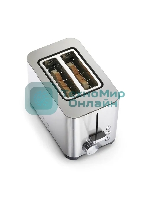 Тостер CASO Classico T2 Duo серебристый, 850 Вт, 2 слота