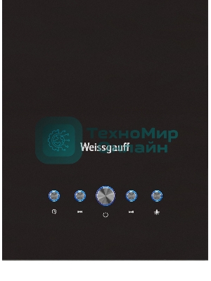 Вытяжка пристенная Weissgauff Irida BL черный, 40 см, 750 куб. м/ч, 60 дБ